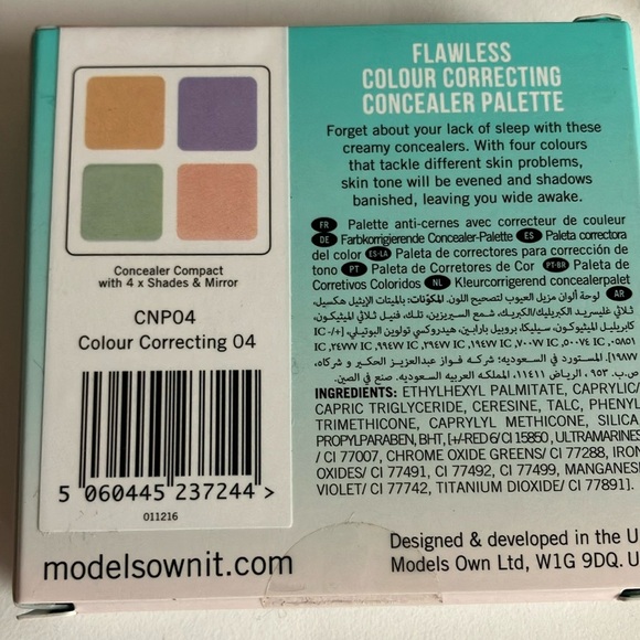 3 Models Own Colour Correcting Concealer Palette New in Box - Picture 4 of 4